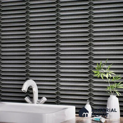 Faux Subway  Tile TL 07242 Crayon 4002 Granula 1 ft x 1 ft Ceramic Matte Finish - 9 mm  | 2 mm Spacer is Mandatory | Please Expect a Slight Variation of Pattern (Sample)